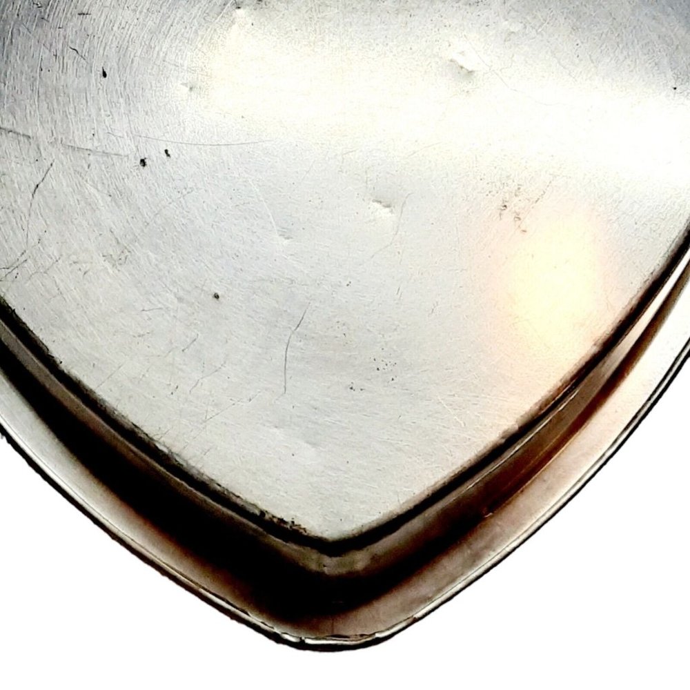 Heart Shaped Cake Pan Bake King Vintage Aluminum Valentine Decor Photo Prop - Picture 8 of 8